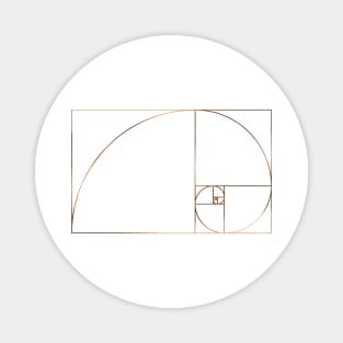 Fibonacci Spiral / Golden Ratio Magnet